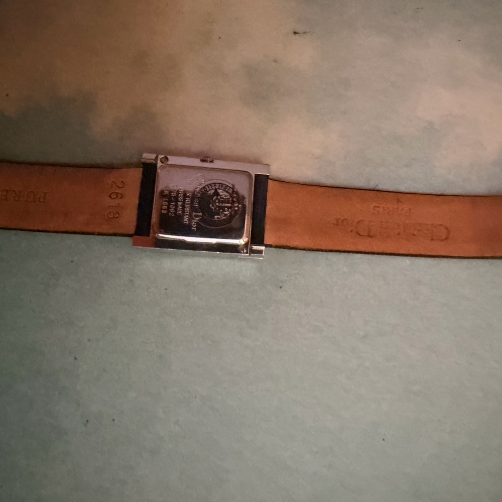 Dior Swiss Water Resistant Black Dial Rectangular… - image 4